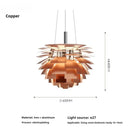 Axyaa Pine Cone LED Pendant Lamp for High-end Indoor Decor Lighting