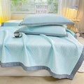 Axyaa Cooling Mattress Cover: Smooth Fiber, Breathable Flat/Fitted Sheet, Skin-friendly