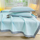 Axyaa Cooling Mattress Cover: Smooth Fiber, Breathable Flat/Fitted Sheet, Skin-friendly