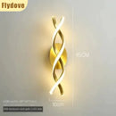 Axyaa Spiral Aluminum LED Wall Lamp - Minimalist Wall Lighting for Decoration