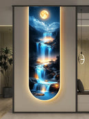 Axyaa LED Wall Decor Light with Remote Dimming for Bedroom, Living Room, Study