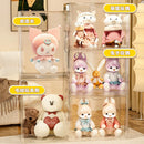 Axyaa Doll Storage Box: Transparent Display Stand for Plush Toys & Cotton Dolls