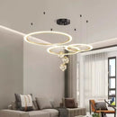 Axyaa LED Chandeliers: Modern Pendant Lamps for Living and Dining Room Lighting