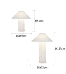 Axyaa Art Deco Standing Paper Floor Lamps for Living Room Bedroom LED Lighting