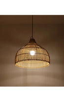 Axyaa Wabi Sabi Bamboo Rattan Pendant Lamps for Bedroom Living Room Dining Bar