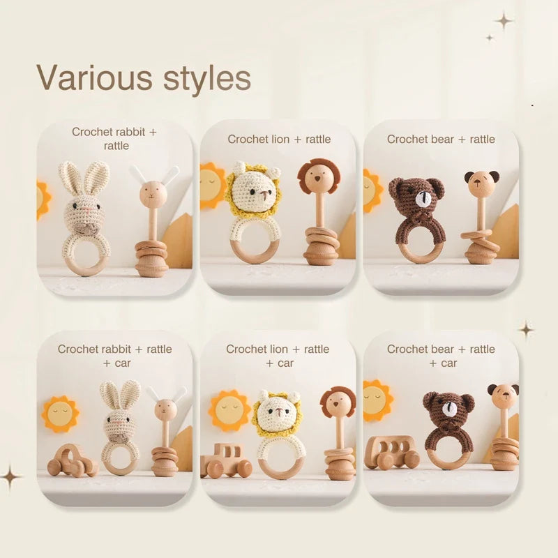 Axya Animal Wooden Building Block Toys for Kids