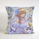Axyaa Square Cushion Cover - Genshin Impact Pillowcase for Sofa Décor & Gifts