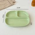 Axyaa Solid Color Ceramic Dinner Plates Set for Eco-friendly Dining and Serving