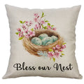 Axyaa Easter Egg Hunt Festival Cushion Cover 45X45CM
