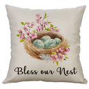 Axyaa Easter Egg Hunt Festival Cushion Cover 45X45CM