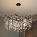 Axyaa Crystal Chandelier: Luxurious French Branch Lamp for Light Luxury Living Room