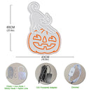 Axyaa Halloween Pumpkin LED Neon Lights for Wall Decor, Party, Bedroom, Stores