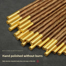 Axyaa Chicken Wing Wood Chopsticks Set - Anti-bacterial, High Temperature Resistant