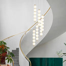 Axyaa Modern LED Chandelier for Living Room Indoor Lighting