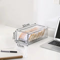 Axyaa Desktop Organizer Drawer Box: Large Capacity Stationery & Cosmetics Storage Shelf
