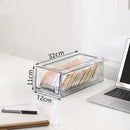Axyaa Desktop Organizer Drawer Box: Large Capacity Stationery & Cosmetics Storage Shelf