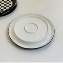 Axyaa Ceramic Plate Jewelry Snack Tray Tableware Set: Nordic Style Breakfast & Dessert Plates