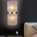 Axyaa Modern Luxury Glass LED Wall Lamp for Home Decor and Lighting