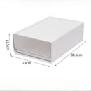 Axyaa Clear Drawer Office Storage Box Set for Organizing A4 Files & Office Supplies