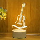Axyaa 3D Acrylic LED Night Light | Romantic Bedroom Decoration Kids Lamp