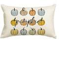 Axyaa Autumn Home Pumpkin Pillow Cover 30X50cm for Sofa Decor