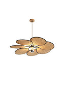 Axyaa Retro Flower Chandeliers Woven Pendant Lights for Dining Room & Living Room