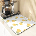 Axyaa Cartoon Pattern Kitchen Drying Mat - Non-Slip Table Coasters & Placemat