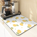 Axyaa Cartoon Pattern Kitchen Drying Mat - Non-Slip Table Coasters & Placemat