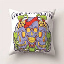 Skull Polyester Pillowcase 45X45CM Axyaa Home Decor Cushion Cover Square Sofa Decor