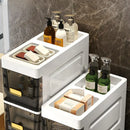 Axyaa Slim Storage Cabinet: Multi-Layer Side Rack & Organizer for Narrow Spaces