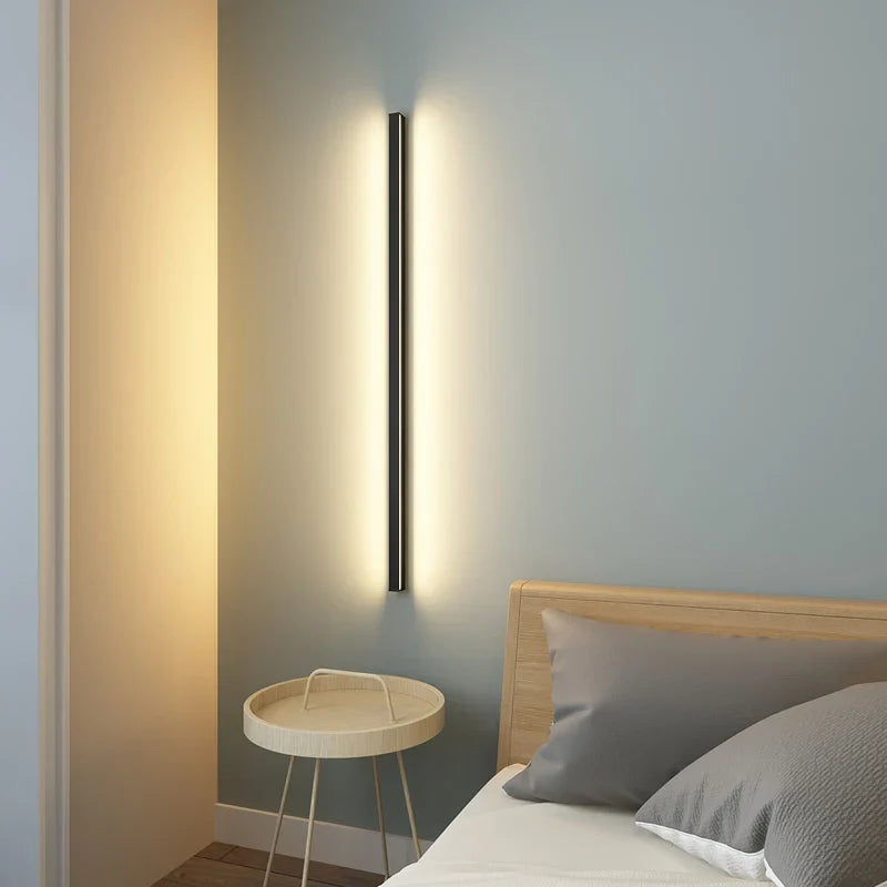 Axyaa Nordic Long Wall Lamp: Modern LED Indoor Lighting Fixtures