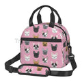 French Bulldog Art Lunch Bag by Axyaa: Insulated Bento Tote for Work, School, Picnic
