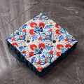 Axyaa Bohemian Velvet Mandala Floor Seat Cushion