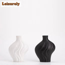 Axyaa Wave Ceramic Vase for Home Decor & Wedding Flower Arrangement