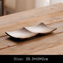 Axyaa Black Walnut Dried Fruit Tray Nuts Dessert Tea Set Storage Tray