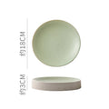 Axyaa Round Ceramic Plate Set for Stylish Dining Experience
