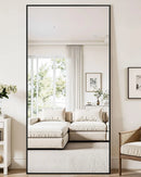 Oversized Axyaa Floor Mirror, Full Length, 76"x34" for Bedroom, Living Room, Rect Style