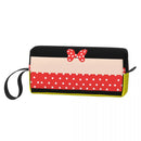 Axyaa Minnie Mouse Makeup Bag Cosmetic Pouch - Cute Cartoon Merch for Girl Woman