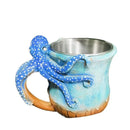 Octopus Mug with Stainless Steel Liner, by Axyaa - Creative Home Decor and Coffee Cup