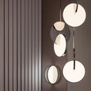 Axyaa Luxury Stainless Steel Mirror Pendant Ceiling Chandeliers