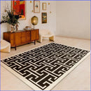 Axyaa Plush Nordic Living Room Rug: Soft, Fluffy, Non-slip Large Area Carpet
