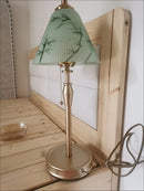 Axyaa Hand-painted Glass Table Lamp for Retro Bedroom & Living Room Decor