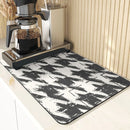 Axyaa Lattice Pattern Diatomaceous Earth Table Mat Set
