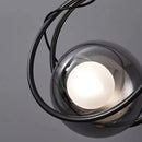 Axyaa Minimalist Smoke Grey Glass Pendant Light