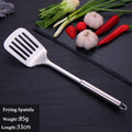 Axyaa Stainless Steel Kitchen Utensils Set - Spatula, Spoon, Colander - Cooking Tools