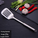 Axyaa Stainless Steel Kitchen Utensils Set - Spatula, Spoon, Colander - Cooking Tools