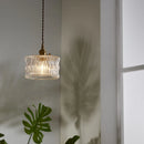 Axya Glass Droplight: Modern French Retro Indoor Pendant Light