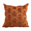 Axyaa Green Pumpkin Plush Faux Fur Couch Pillow Cover