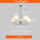 Axyaa Bubble Glass Multi-head LED Pendant Light for Creative Personality