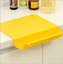 Axyaa Kitchen Cutting Board Set with Storage Tank - Durable Plastic Fruit Cutting Board